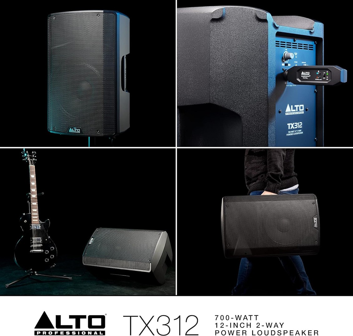 camaras y audio - Alto Professional TX312 Altavoces 700 W, limitación de señal y preamplificador 2