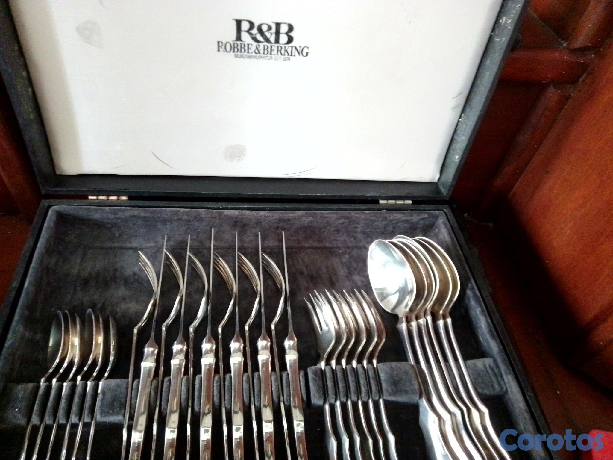 herramientas, jardines y exterior - Cubiertos Robbe& Berking - Case de Tenedor, Cuchar