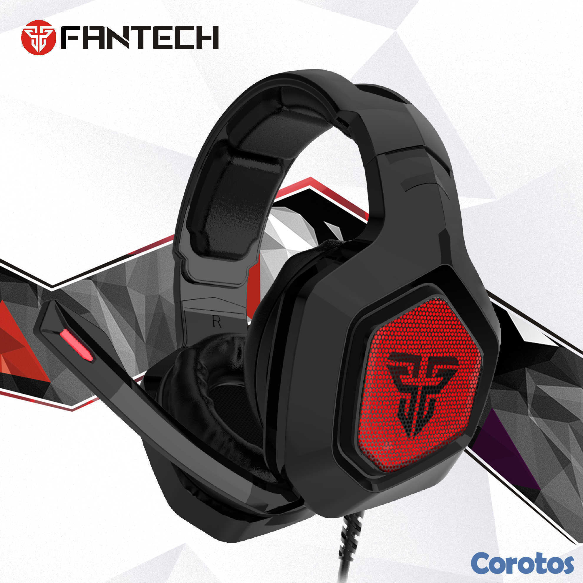 computadoras y laptops - Audifono con microfono FANTECH MH83 ,Auriculares para Juegos Ajustables  3
