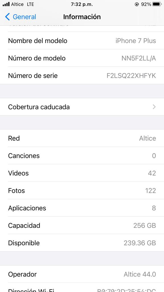 celulares y tabletas -  iPhone 7 Plus 