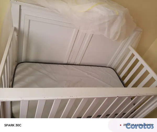 muebles - cama cuna de caoba para niños (@) 3