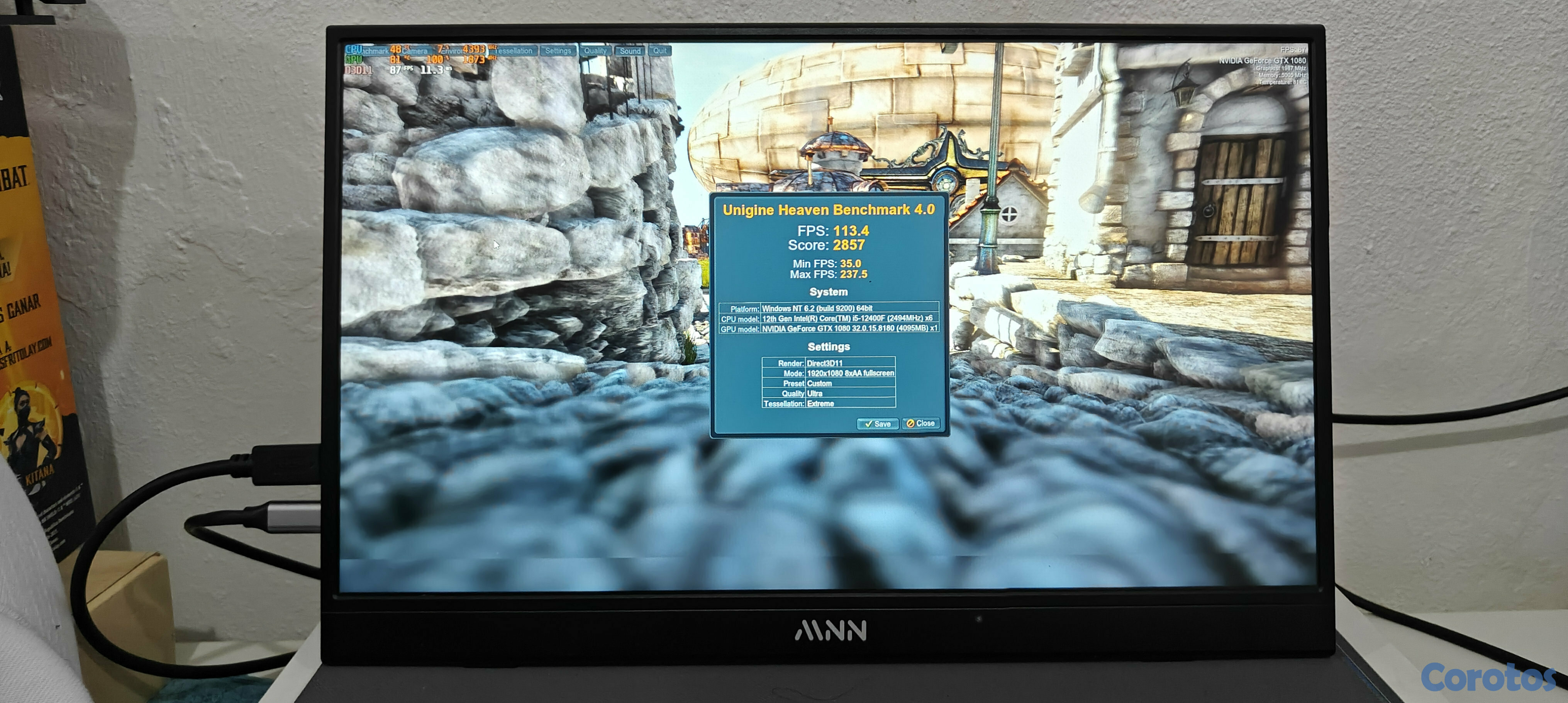 computadoras y laptops - ▶️ Zotac GeForce GTX 1080 8gb AMP Edition  GDDR5 8