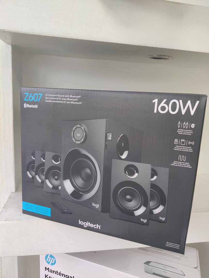 camaras y audio - Bocina Logitech Z607 5.1 Surround 160W Bluetooth