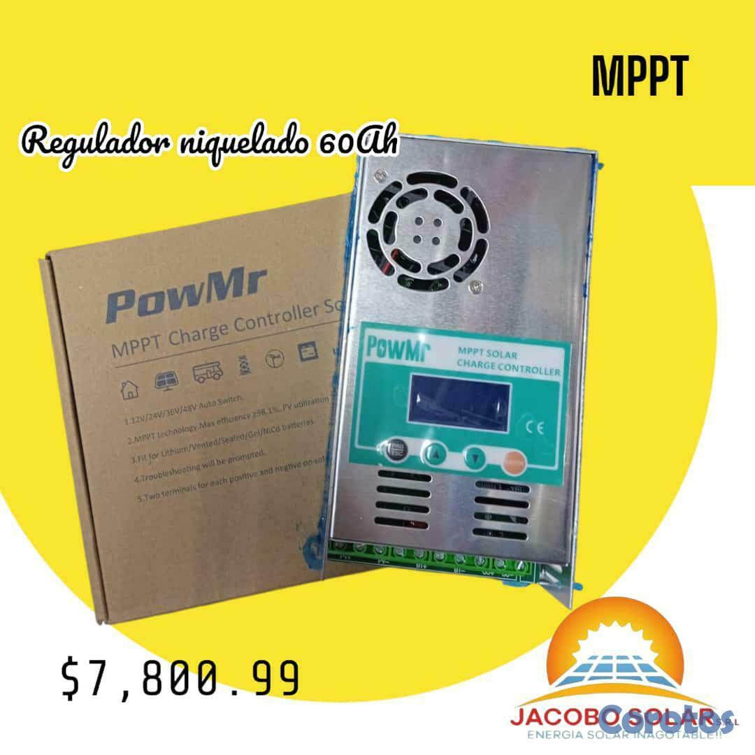 plantas e inversores - Regulador mppt 60ah 