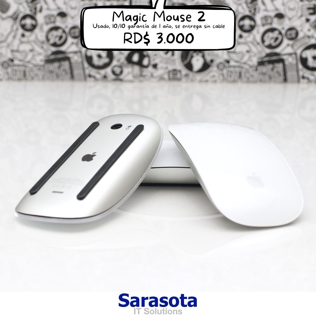 accesorios para electronica - Magic Mouse 2 de apple, Usado, garantía de 12 meses