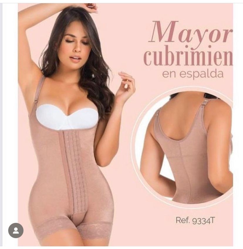 ropa para mujer - FAJA COMPLETA, COLOMBIANA, SIZEM, AJUSTABLE CON 4 LINEA DE BOTONES, COLOR CREMA