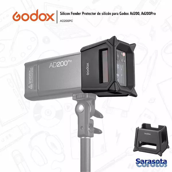 accesorios para electronica - Godox Protector AD200Pro PC Silicon Fender 2