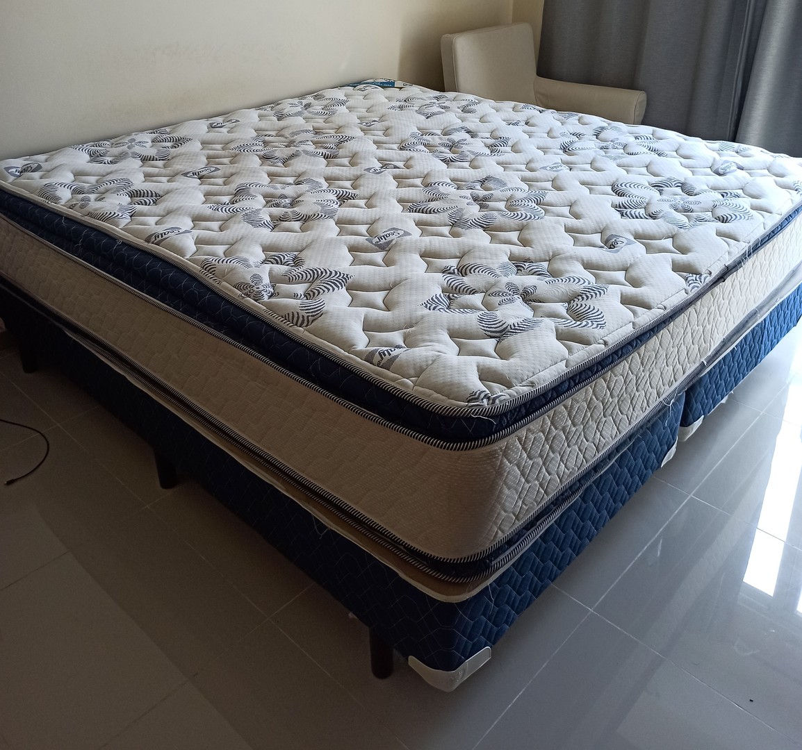 muebles y colchones - Juego de Colchón Sealy Perfection Pillow Top King