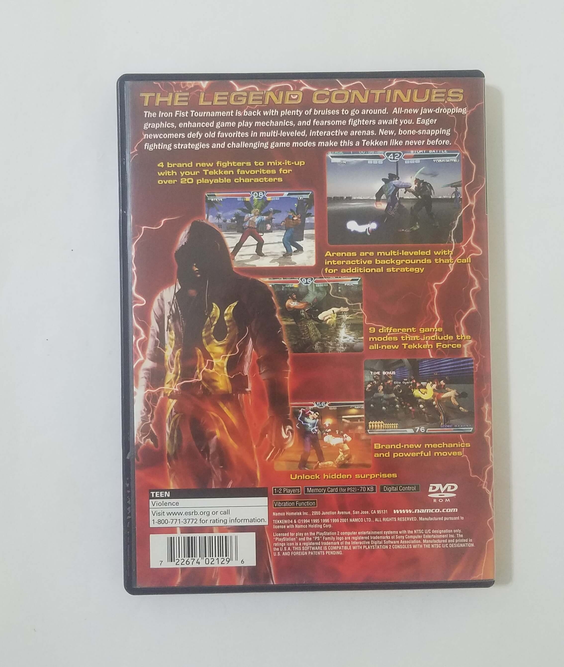 consolas y videojuegos - Tekken 4 de PlayStation 2 (PS2) [Completo] 3