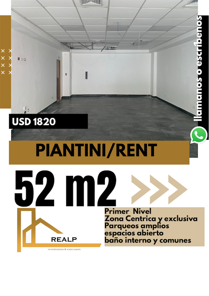 oficinas y locales comerciales - Local céntrico y exclusivo Piantini