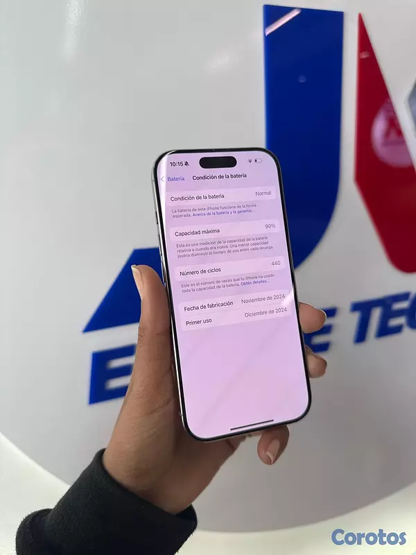 celulares y tabletas - vendo IPhone 16 pro 128gb Factory con garantía y protector de pantalla gratis  7