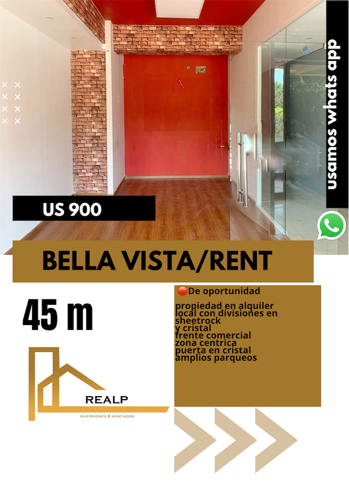 oficinas y locales comerciales - Local en bella vista primer nivel 0