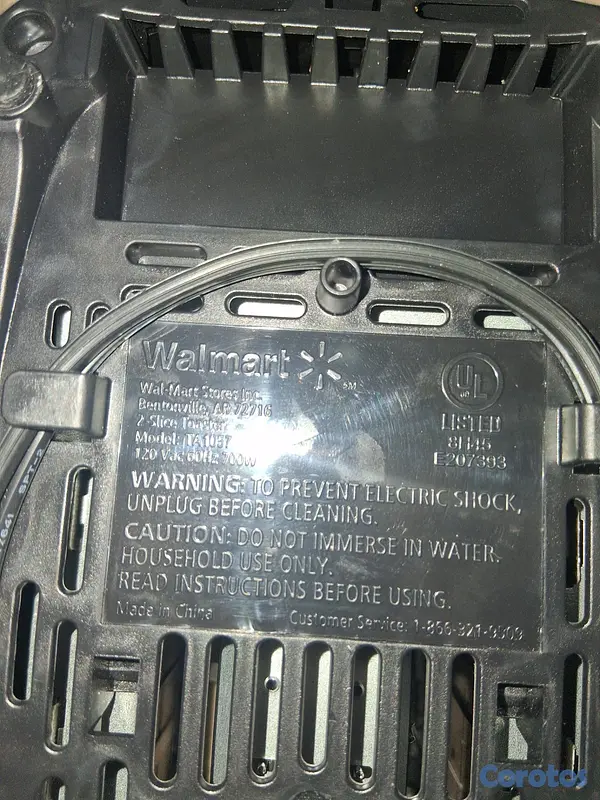 electrodomesticos - Tostadora Eléctrica Walmart de 2 Ranuras  6
