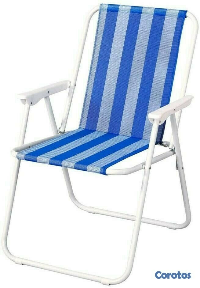 decoración y accesorios - Silla de Playa plegable en Aluminio diferentes modelos de tejido a rayas
 2