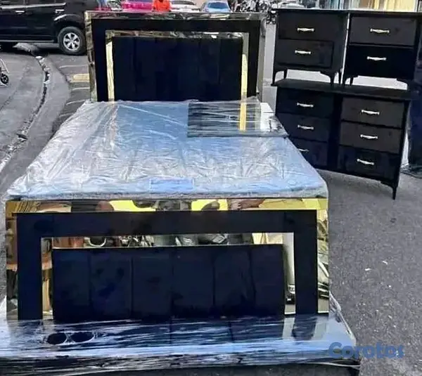 muebles y colchones - Juego de habitación tapizado completo con su colch 2