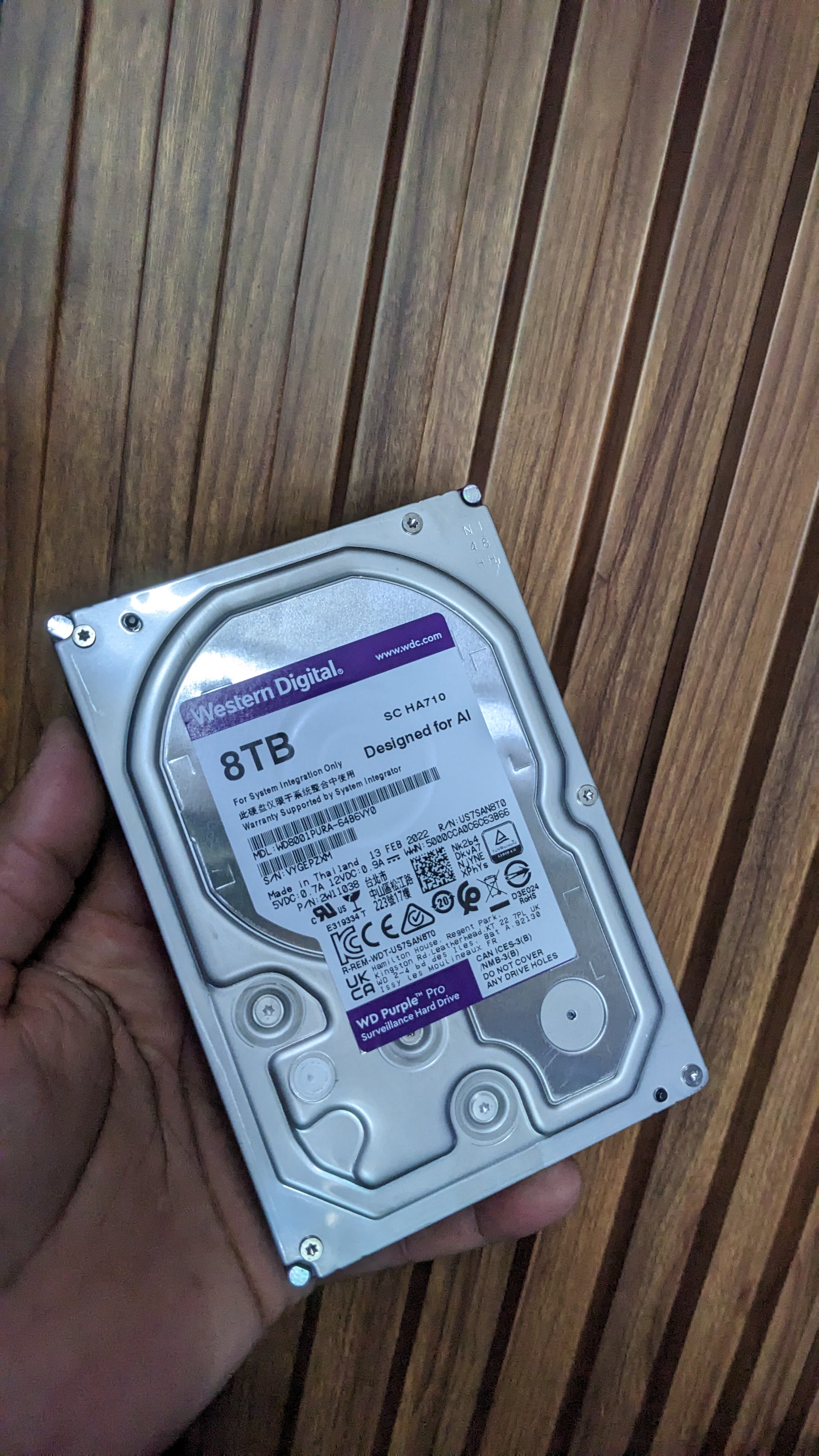 computadoras y laptops - Disco duro púrpura 8TB 24/7 6
