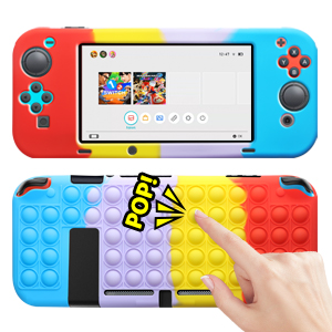 consolas y videojuegos - PROTECTOR SILICON PARA NINTENDO SWITCH V2,OLED