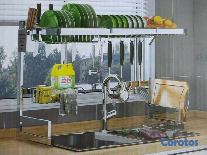 cocina - Escurridor de platos de 2 niveles 2