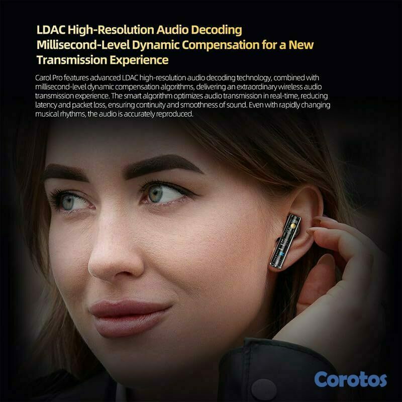 camaras y audio - KZ Carol Pro TWS Earbuds Bluetooth 5.4, LDAC, ANC 7