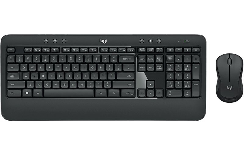 computadoras y laptops - TECLADO MOUSE LOGITECH MK540 ESPAÑOL USB WIRELESS RECEIVER 2.4GHZ WIRELESS 1