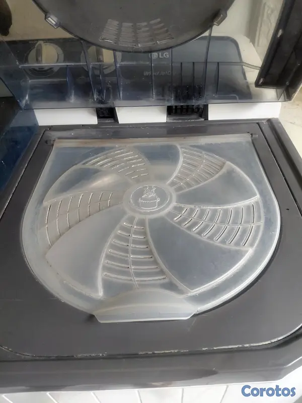 electrodomesticos - Lavadora LG semiautomática super grande. 6