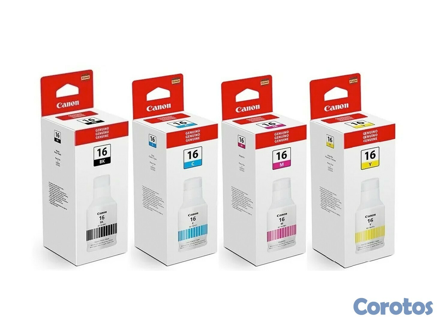 impresoras y scanners - BOTELLA DE TINTA CANON GI-16  EN TODOS LOS COLORES  1