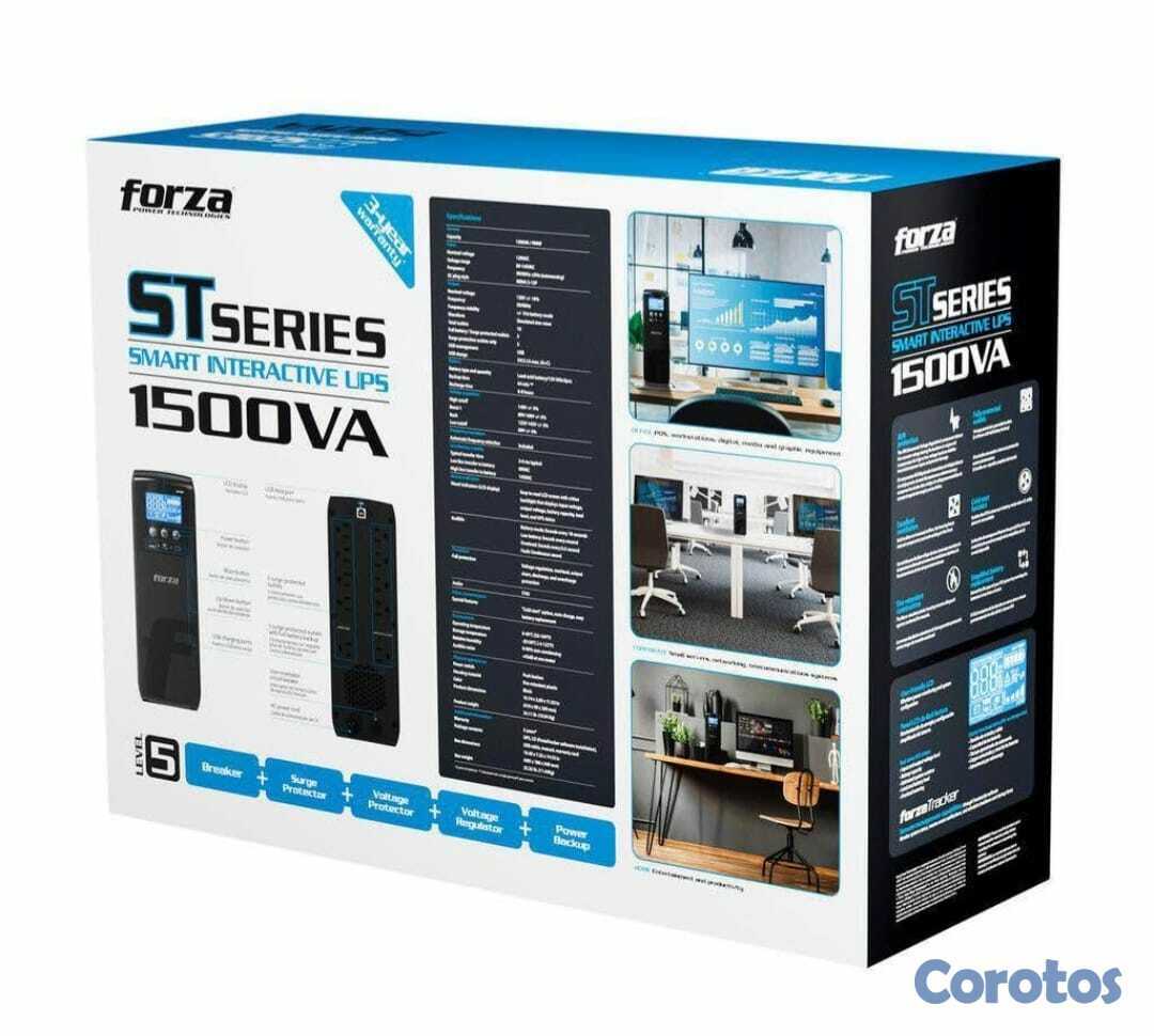 computadoras y laptops - UPS 1500 VA/900 W, Pant LCD, 10 Salidas  5