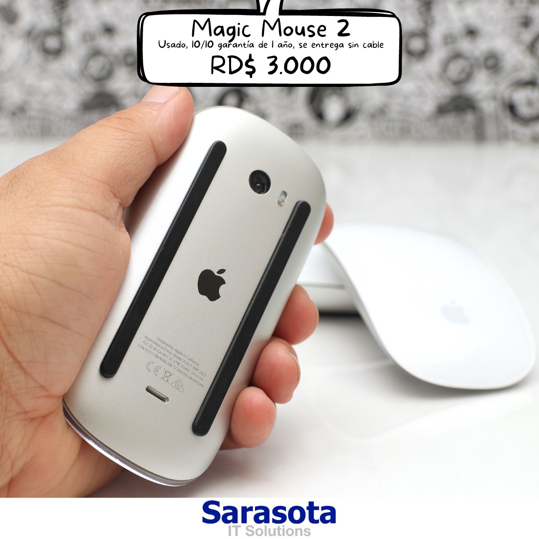 accesorios para electronica - Magic Mouse 2 de apple, Usado, garantía de 12 meses 1