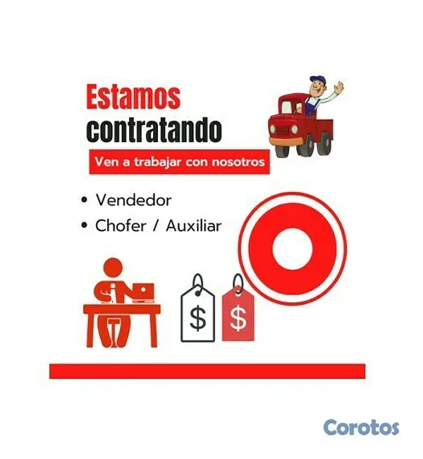 empleos disponibles - Vacantes: Chofer y Ventas 2