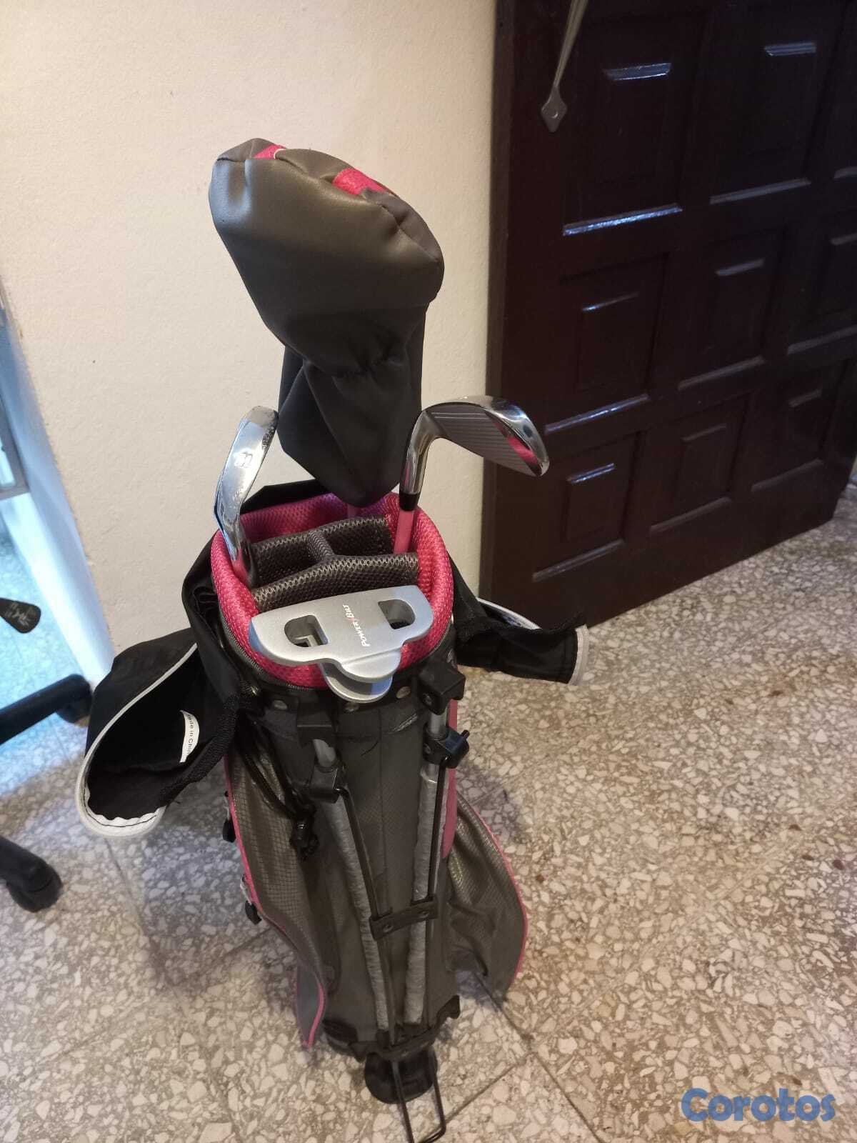 Artículos Deportivos - Juego de palos de golf junior para niños PowerBilt 1