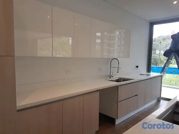 muebles y colchones - Cocina minimalista con estilo moderno ✨  3