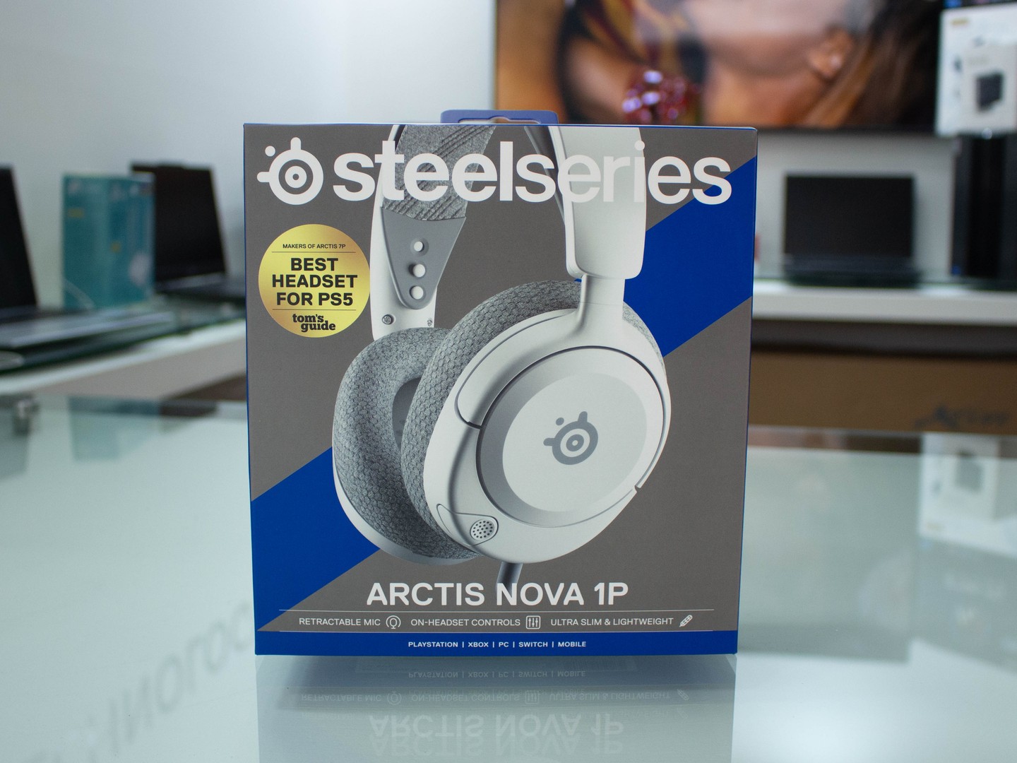 camaras y audio - Headset SteelSeries Arctis Nova 1P Gris Wired/Audio espacial 360