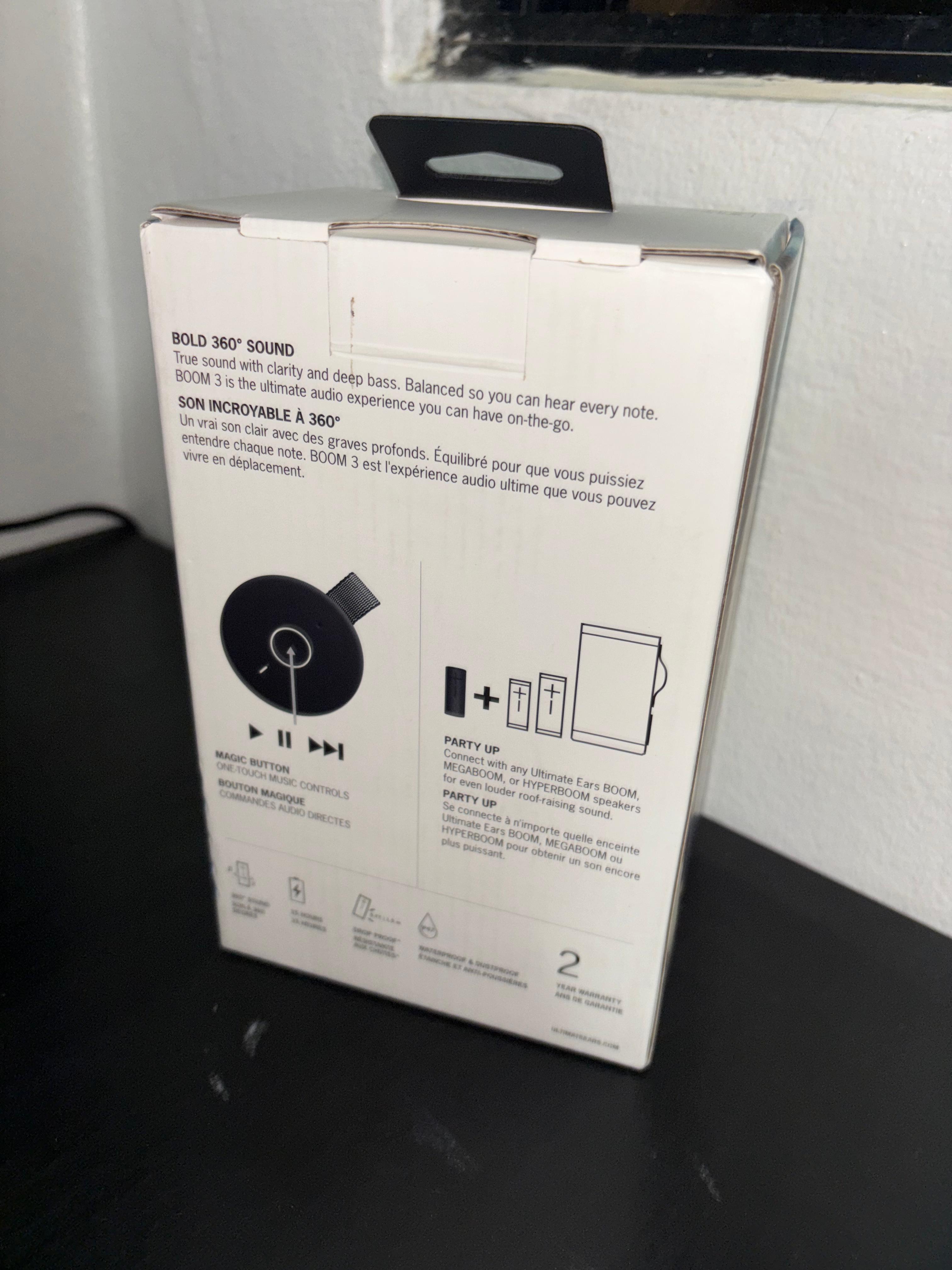 camaras y audio - Bocina Bluetooth UE Boom 3 7