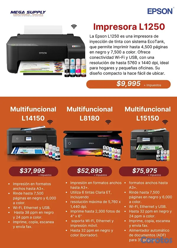 impresoras y scanners - MULTIFUNCIONALES, Y IMPRESORAS LASER   3