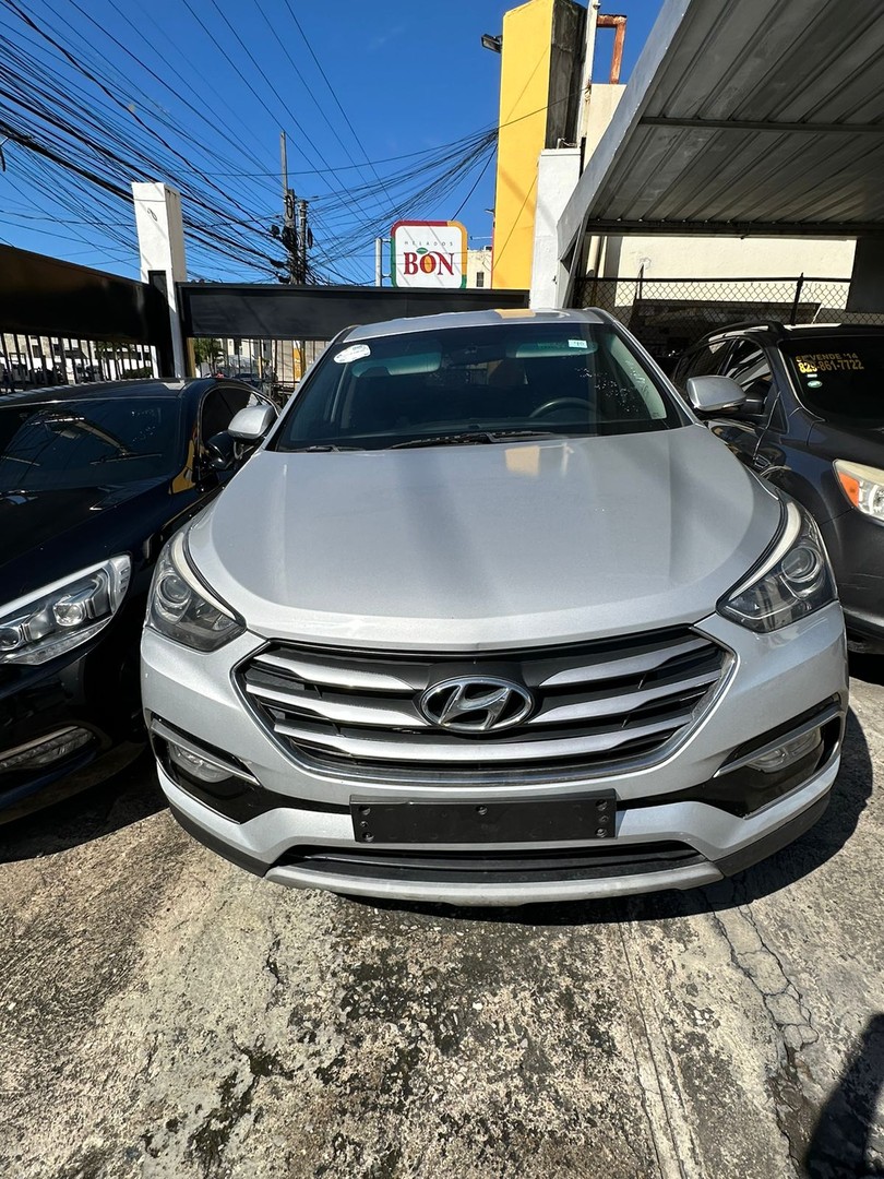 jeepetas y camionetas - HYUNDAI SANTA FE 2018 BLANCO