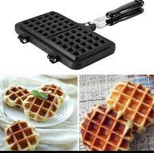 cocina - Wafflera Waffles pancakes gofres directo a la estufa, antiadherente waflera  3