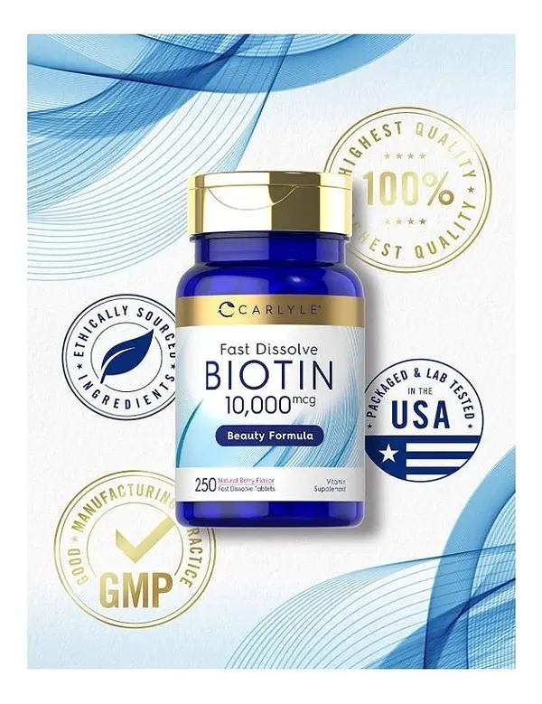 Salud y Equipamiento Médico - Biotina | 10000 Mcg | 250 Uds 5