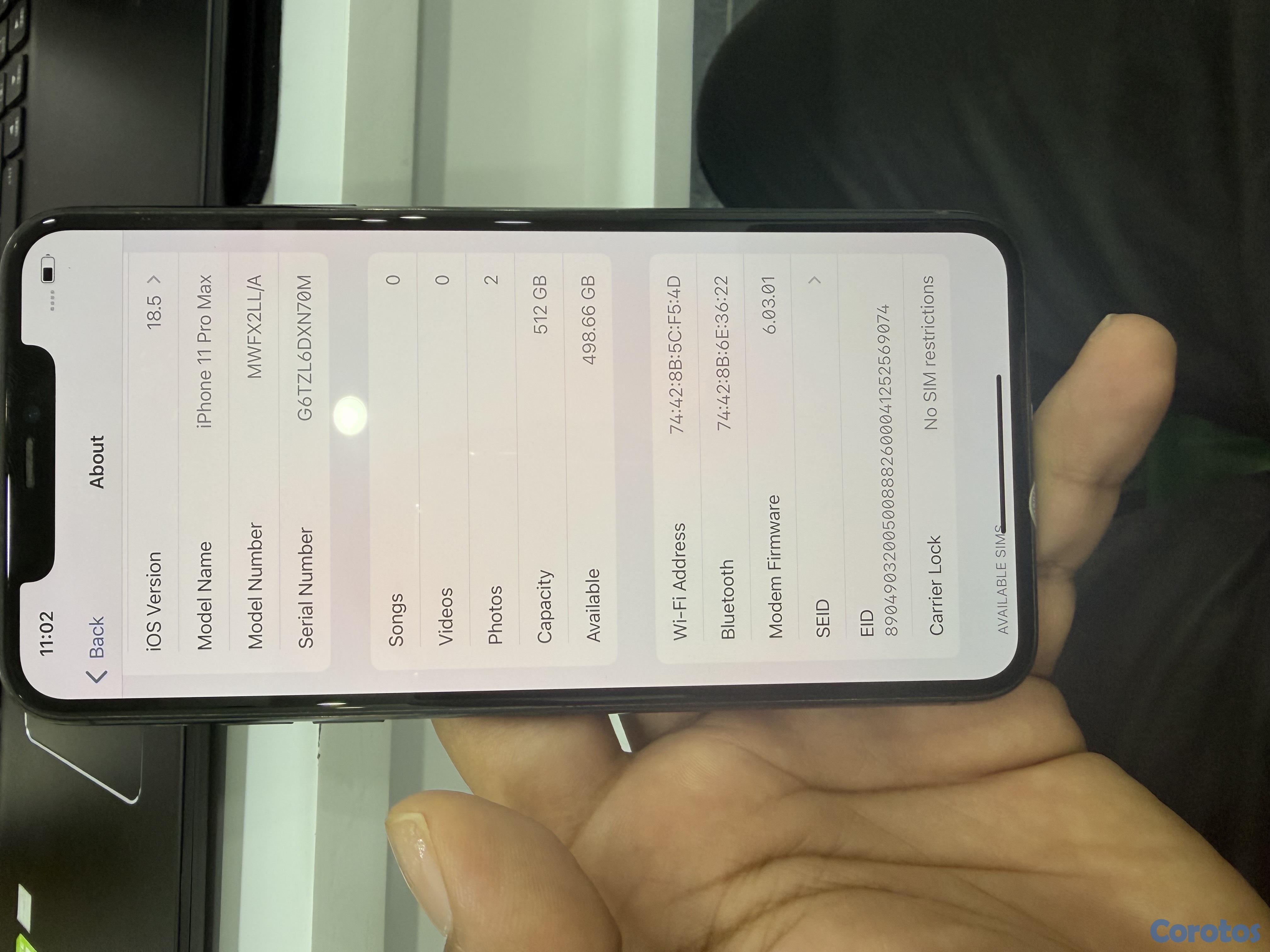 celulares y tabletas - iPhone 11 Pro Max 512GB 4