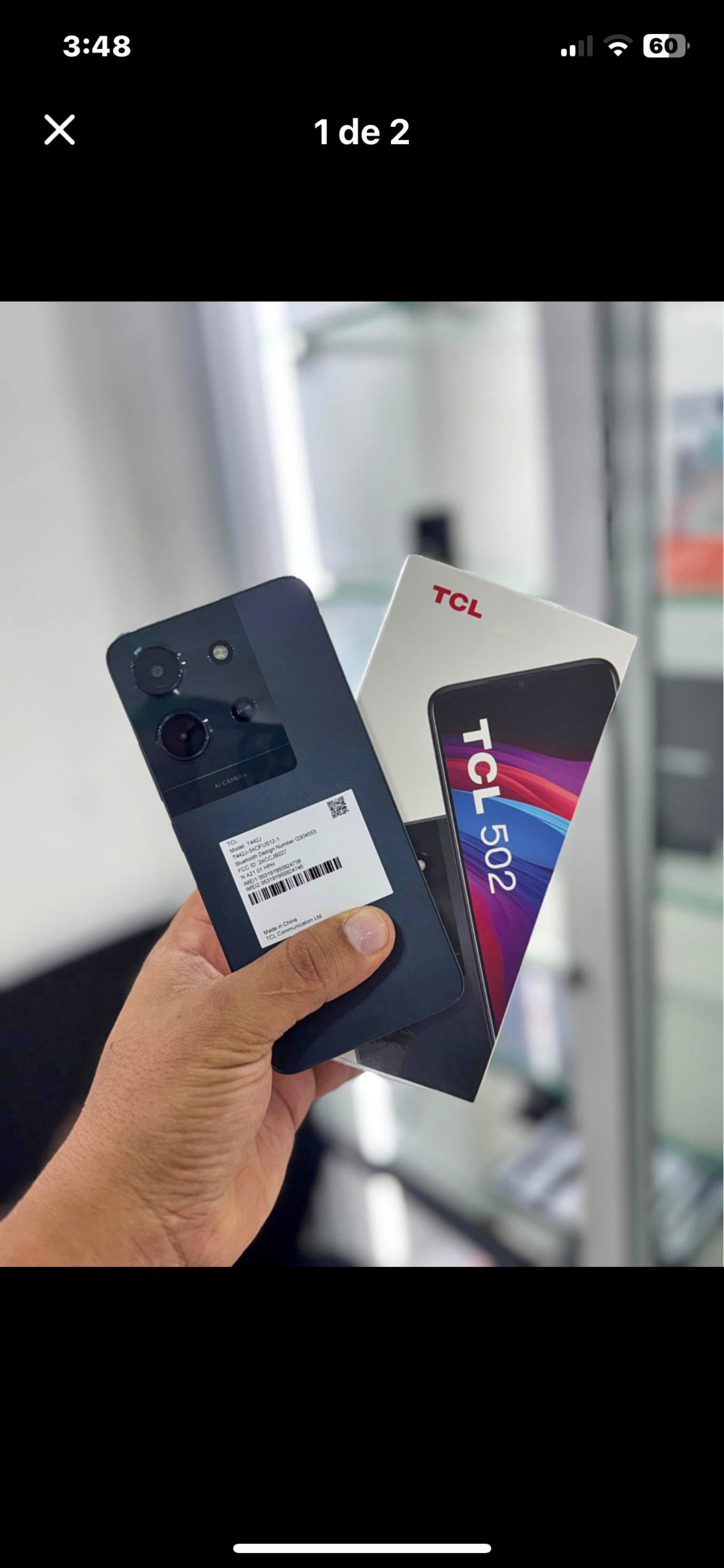 celulares y tabletas - Celular TCL 502 nuevo en su caja de 64GB 6 de RAM