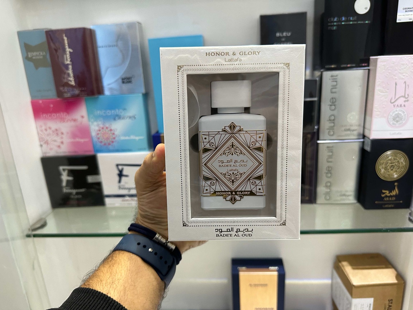 joyas, relojes y accesorios - Perfume Lattafa Honor of Glory BADEE AL OUD - Nuevo, Original , RD$ 4,250 NEG