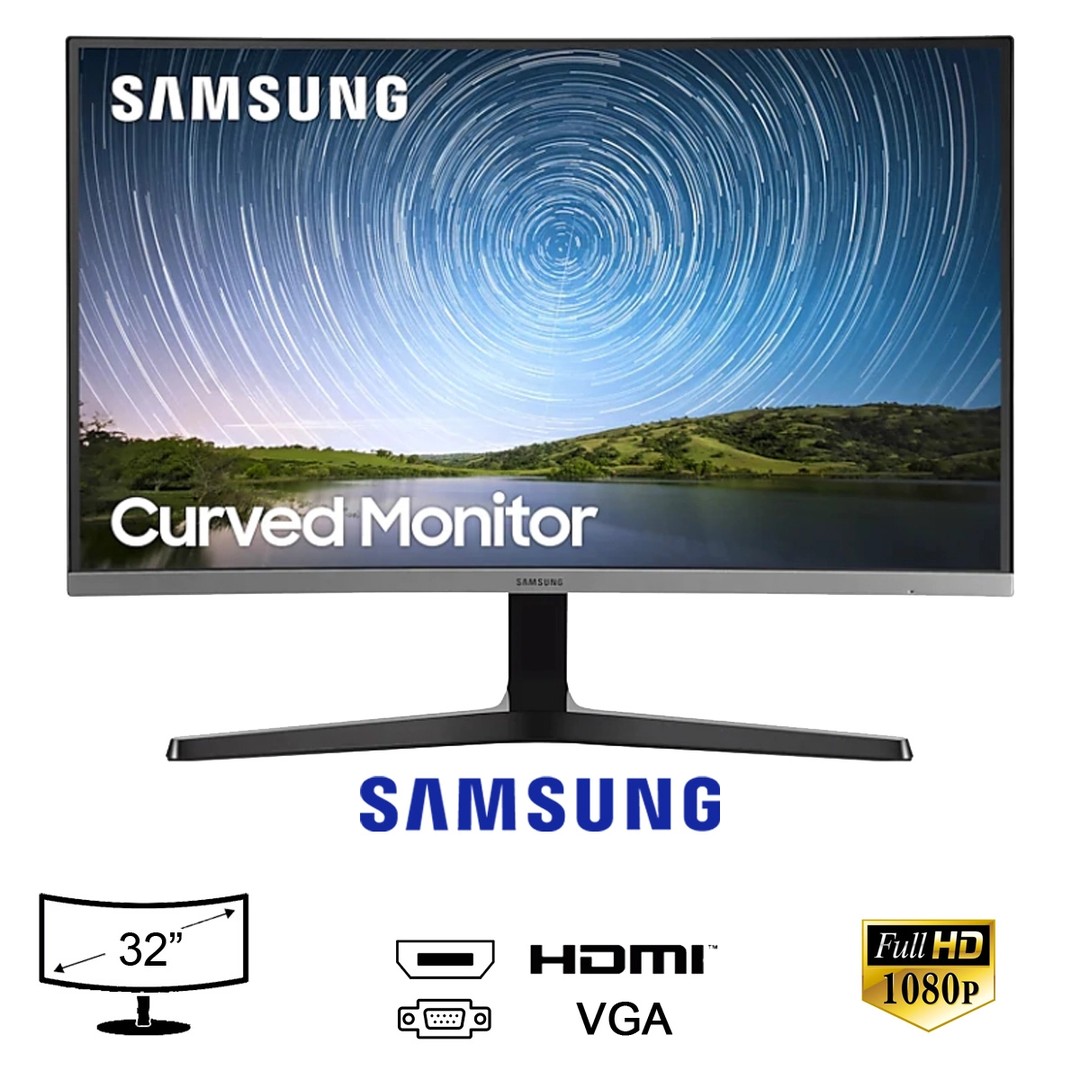 computadoras y laptops - MONITOR SAMSUNG CURVO 32 pulgadas FHD (1920 X 1080) 1500R, 75 HZ, 4MS, 