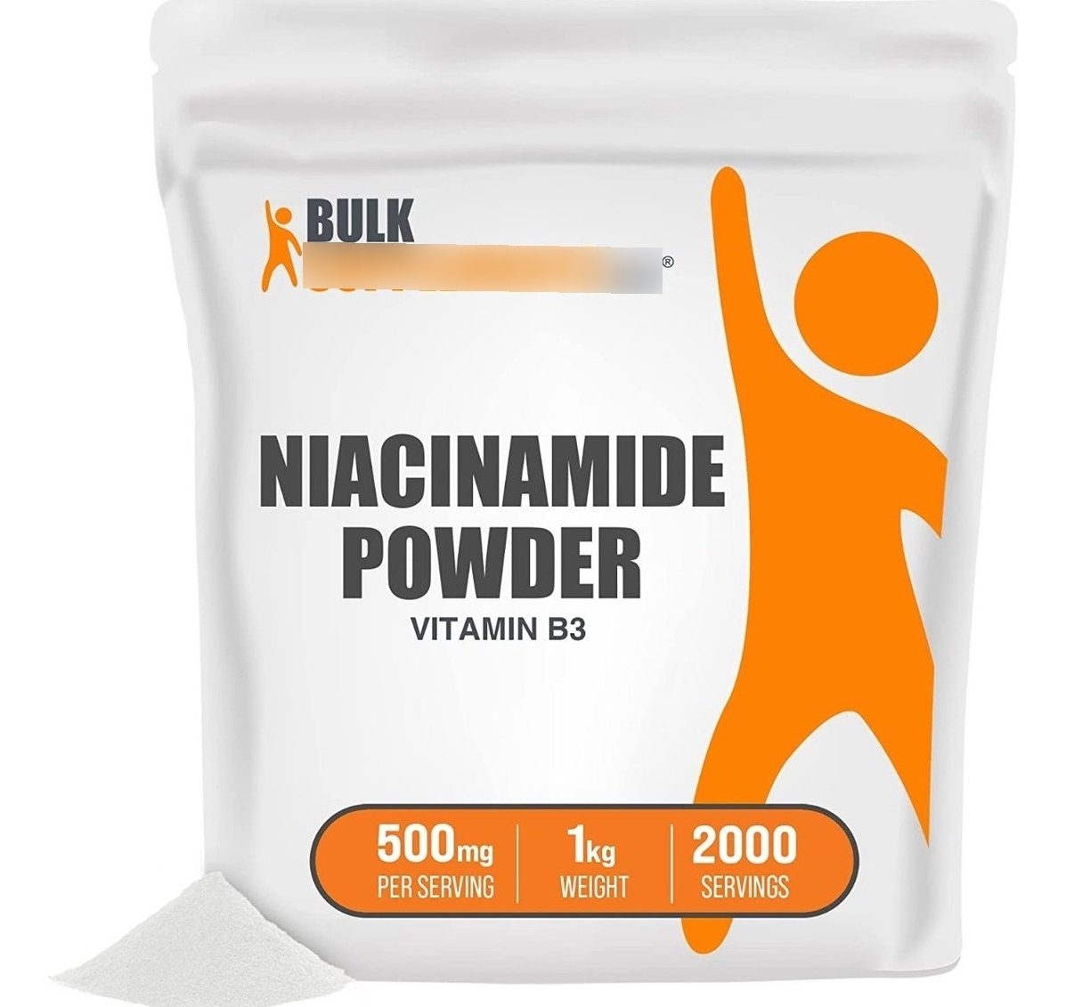Salud y Equipamiento Médico - Vitamina B3 Niacinamida 1000gr 1