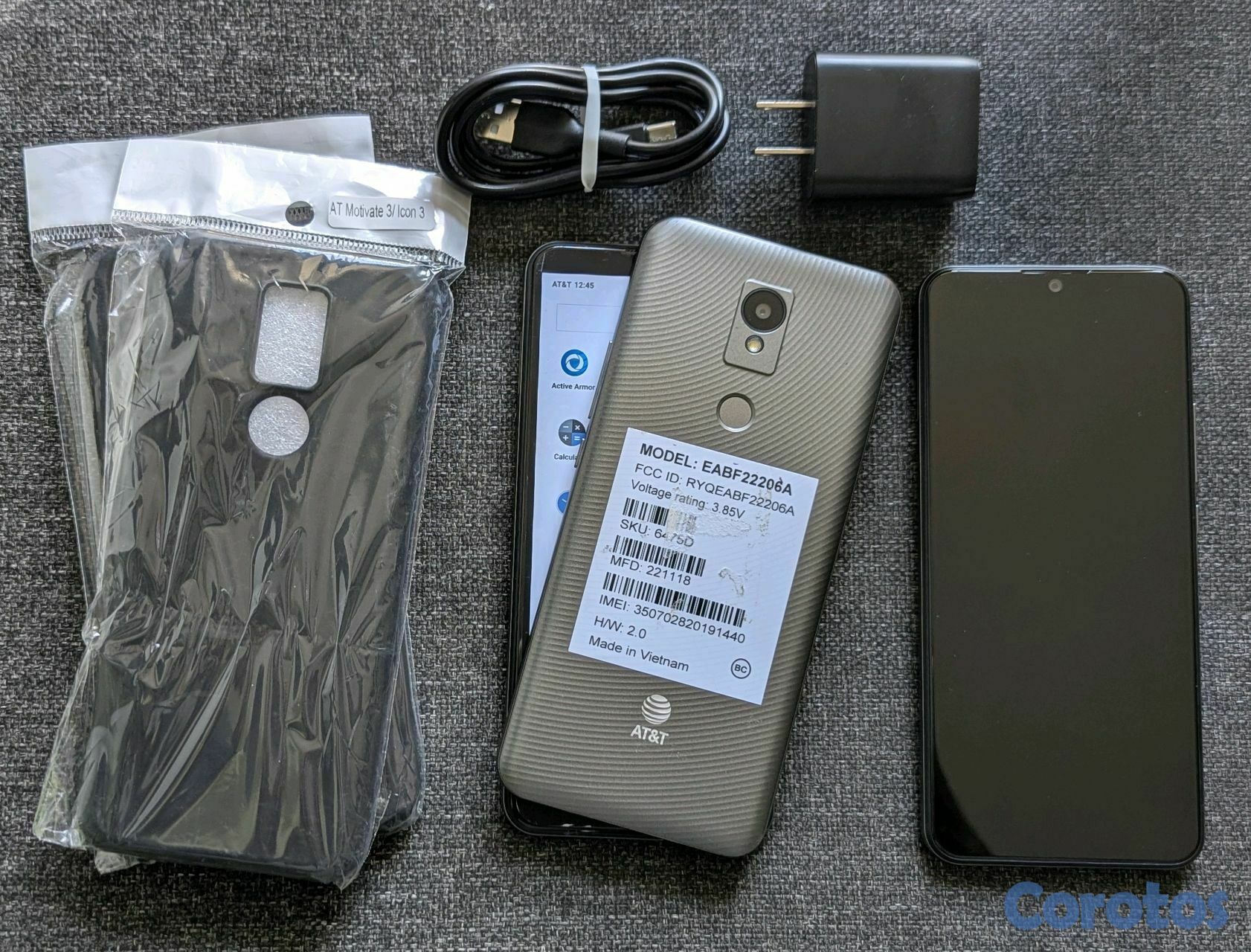 celulares y tabletas - At&t Motívate Max 32GB, 3ram Android 12 incluye cover  2