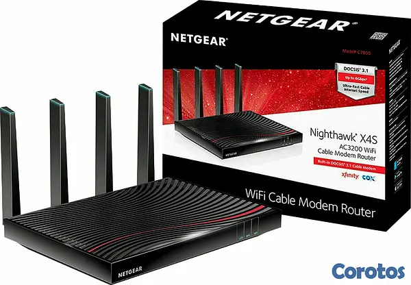 otros electronicos - NETGEAR Nighthawk X4S DOCSIS 3.1, enrutador módem  3