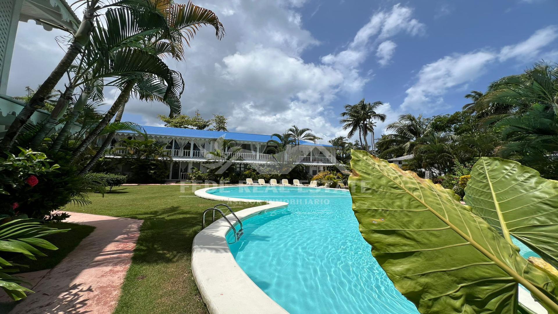 apartamentos - VENTA DE APARTAMENTO AMUEBLADO CON PISCINA - LAS TERRENAS