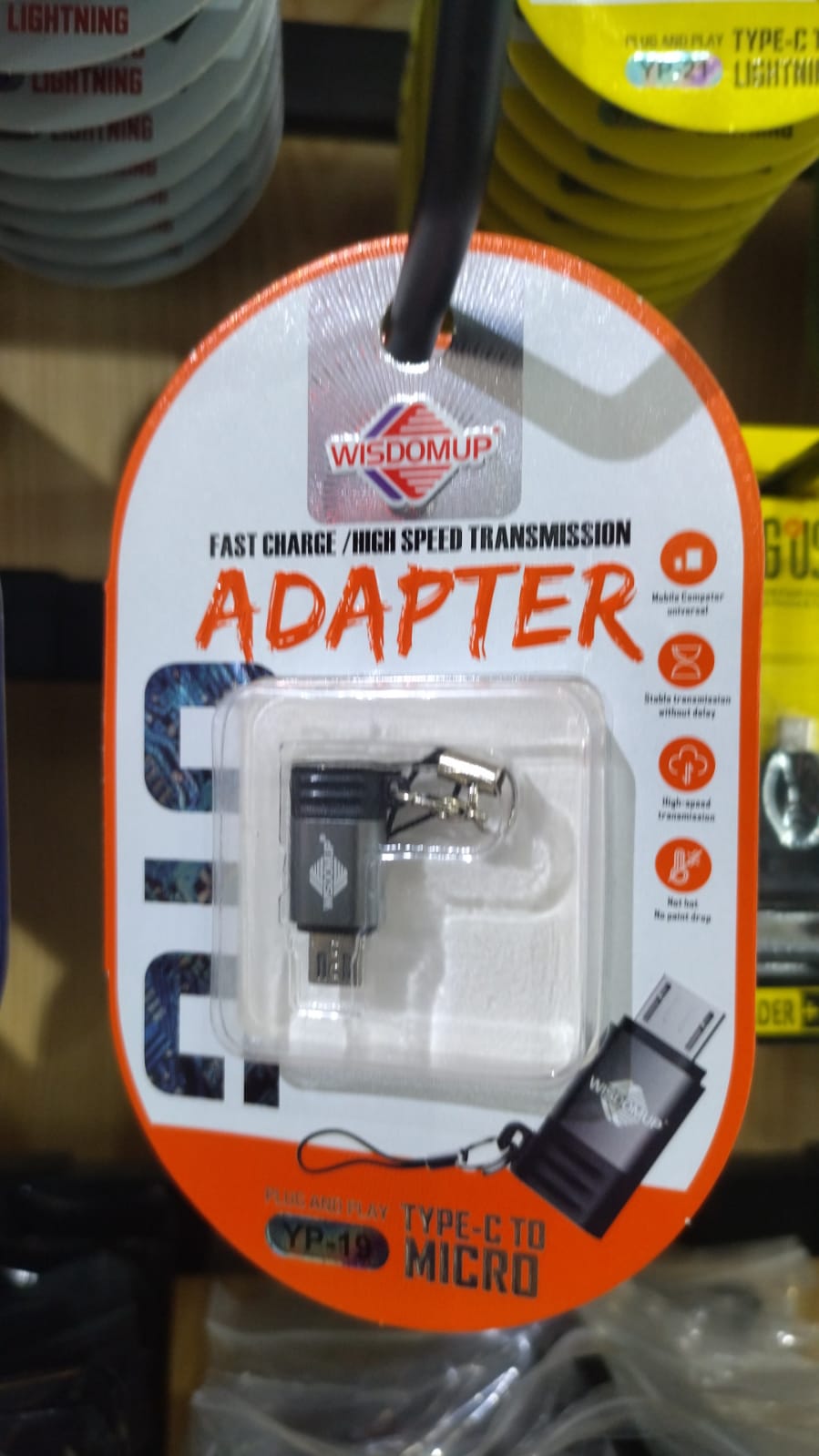 accesorios para electronica - ADAPTADOR OTG TYPE C TO MICRO WISDOMUP YP19 0