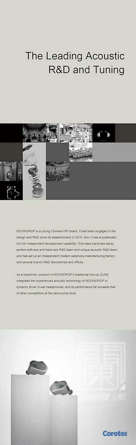 camaras y audio - Auriculares IEM Moondrop Lan Driver Dinámico 10mm 8