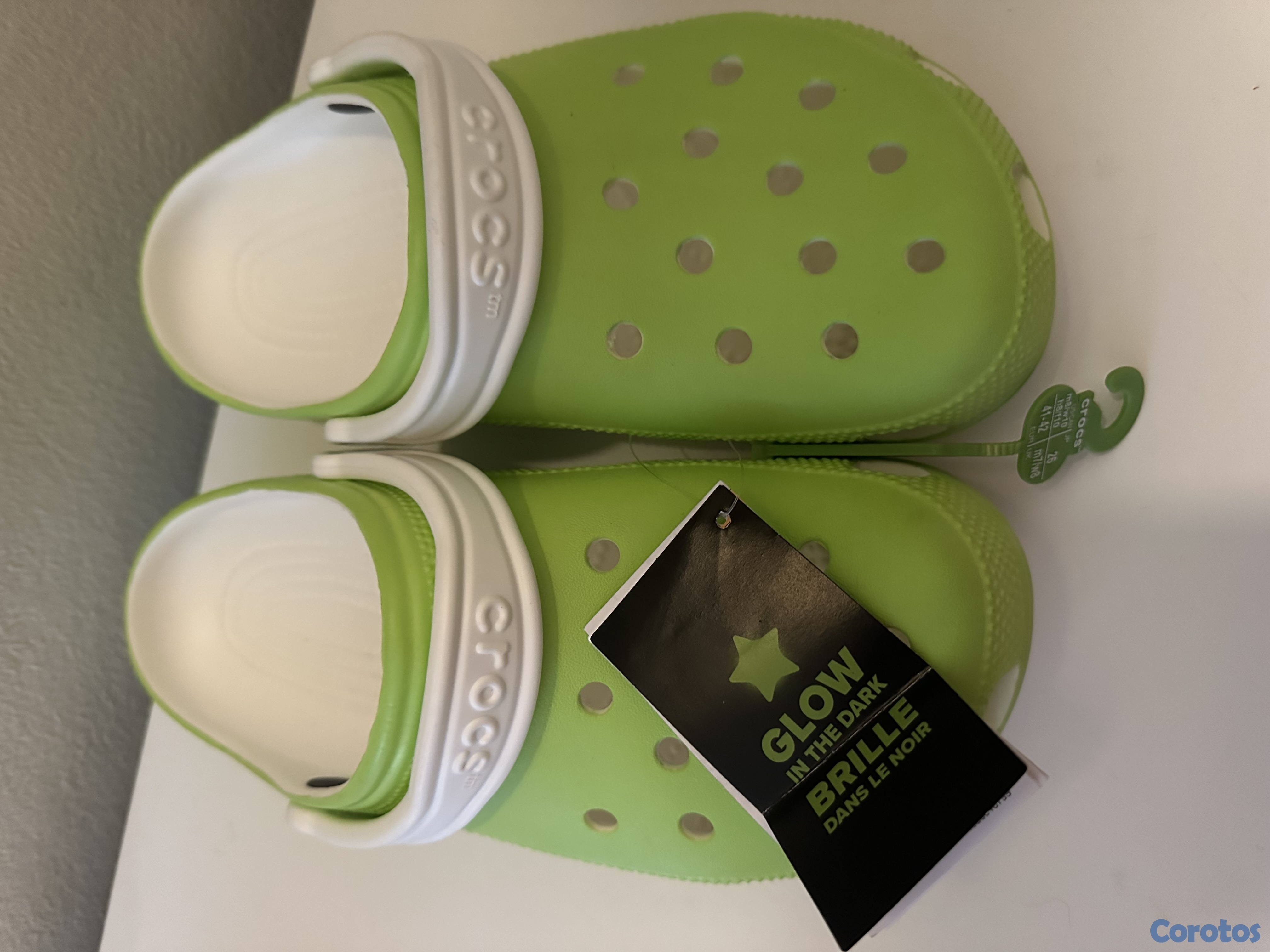 zapatos unisex - Suecos Crocs que al recargarse con luz artificial. 7