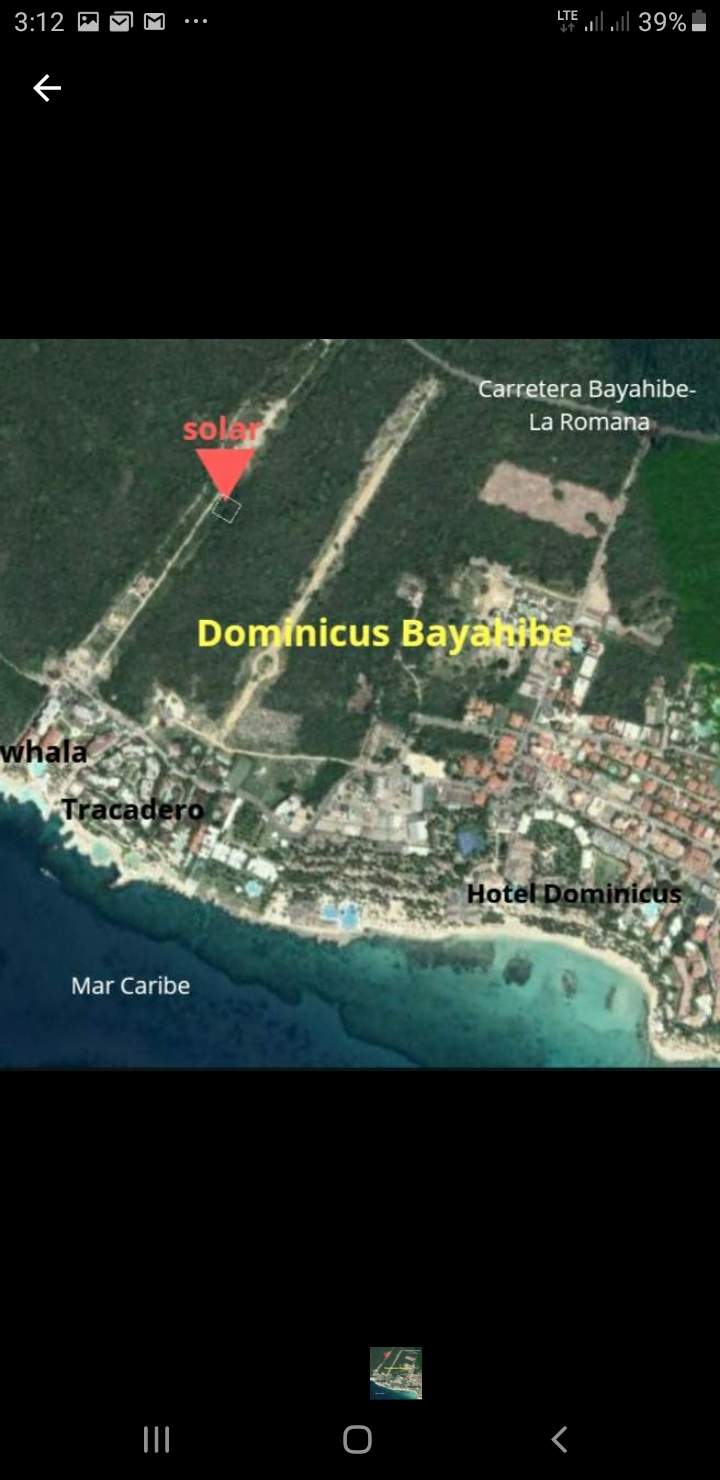 solares y terrenos - EN BAYAHIBE DOMINICUS - VENDO, CAMBIO O PREMUTO solar a pocos pasos del mar.