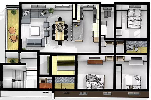 apartamentos - Exclusivo proyecto de solo 5 apartamentos, 1407 7
